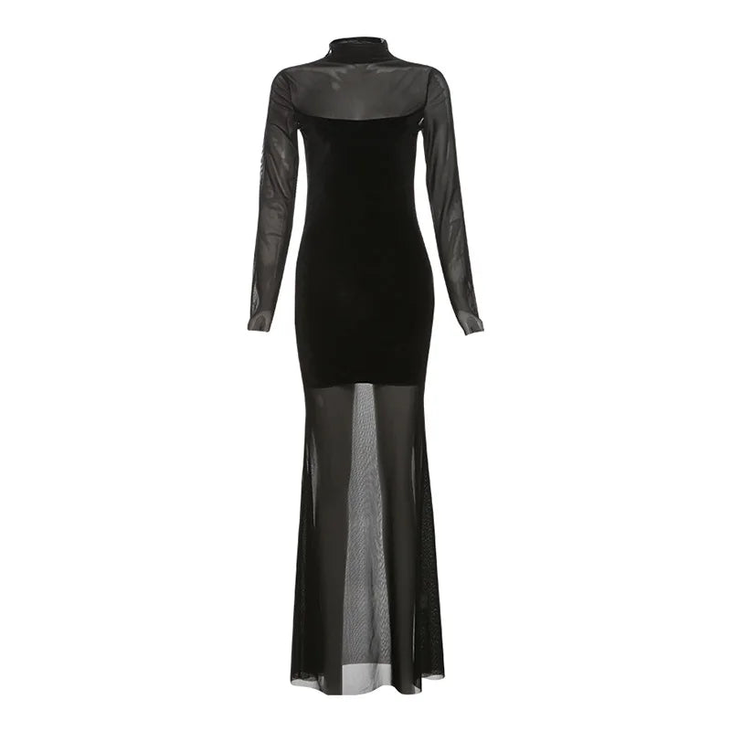 WOLZI Noctelle Mesh Illusion Maxi Dress - product image 24