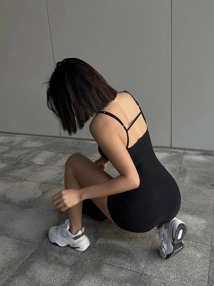 WOLZI Backless Black Tank Bodysuit - product image 4