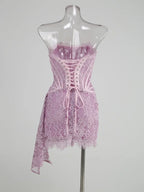 WOLZI Seraphine Sheer Lace Mini Dress - product image 17