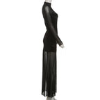 WOLZI Noctelle Mesh Illusion Maxi Dress - product image 14