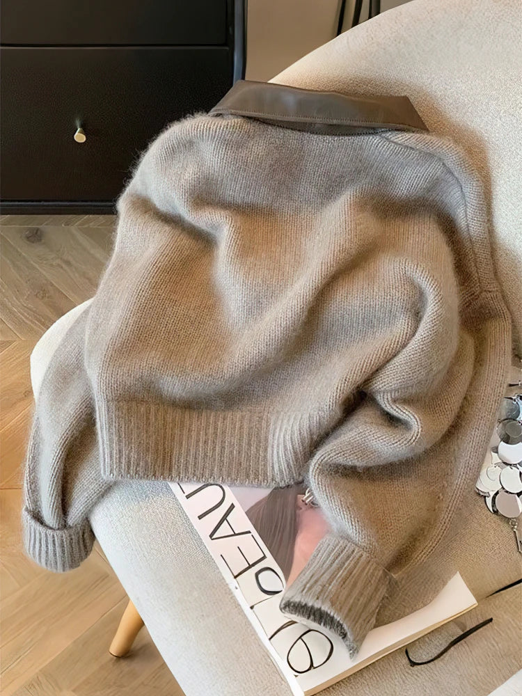 Mila Cropped Zip Cardigan