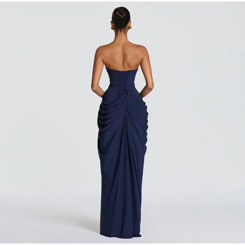 WOLZI Azzura Pleated Split Dress - product image 7