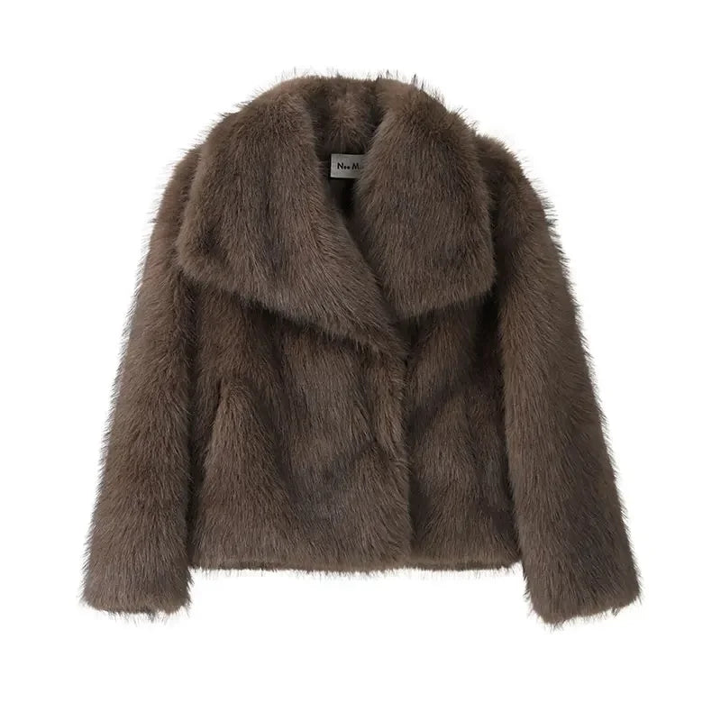 WOLZI Ombre Faux Fur Statement Coat - product image 16