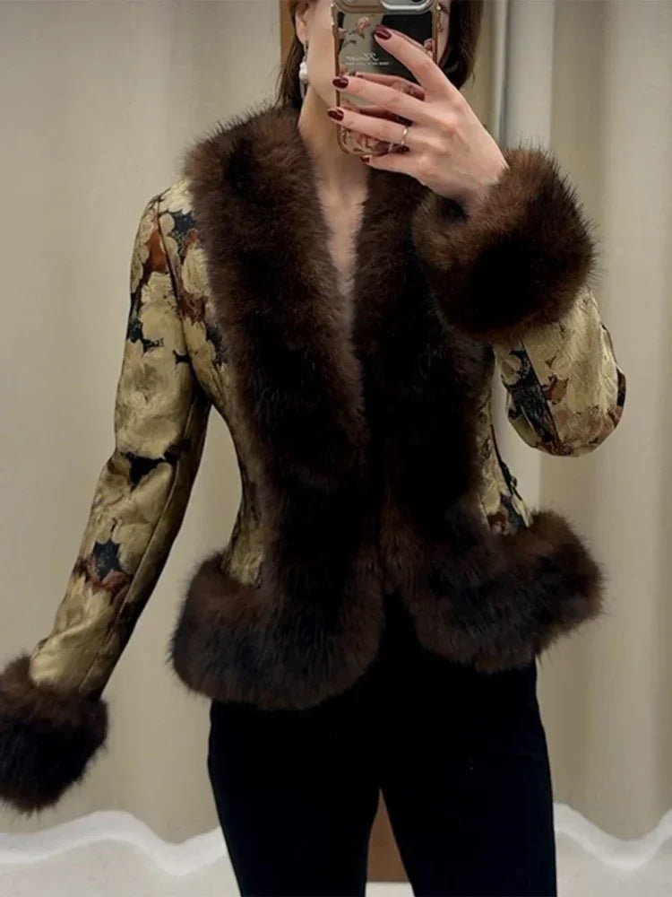 WOLZI Marielle Faux Fur Belted Coat - product image 33