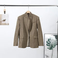 WOLZI Briar Brown Plaid Blazer - product image 15