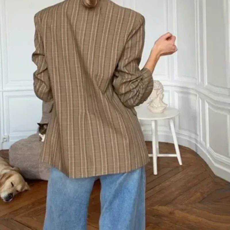 WOLZI Briar Brown Plaid Blazer - product image 14