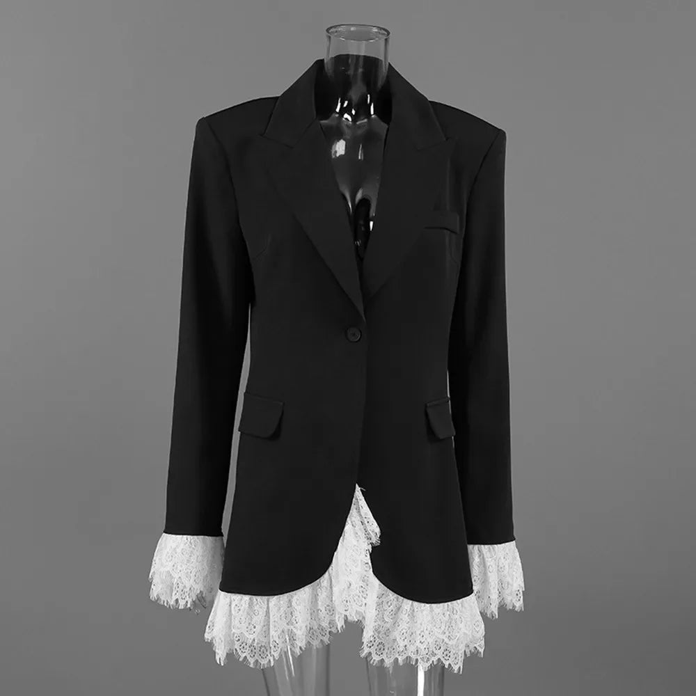 WOLZI Noire Lace Blazer Dress - product image 3