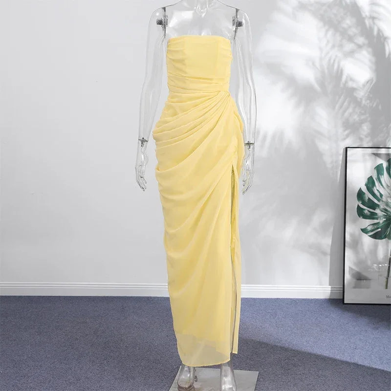 WOLZI Azzura Pleated Split Dress - product image 10