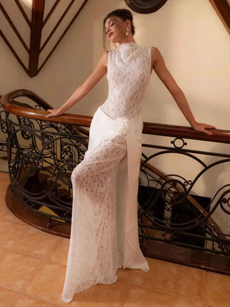 WOLZI Celestia Crystal Mesh Dress - product image 1