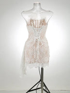WOLZI Seraphine Sheer Lace Mini Dress - product image 19