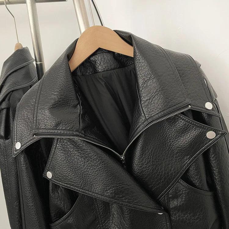 WOLZI Sloane Cropped Faux Leather Jacket - product image 19