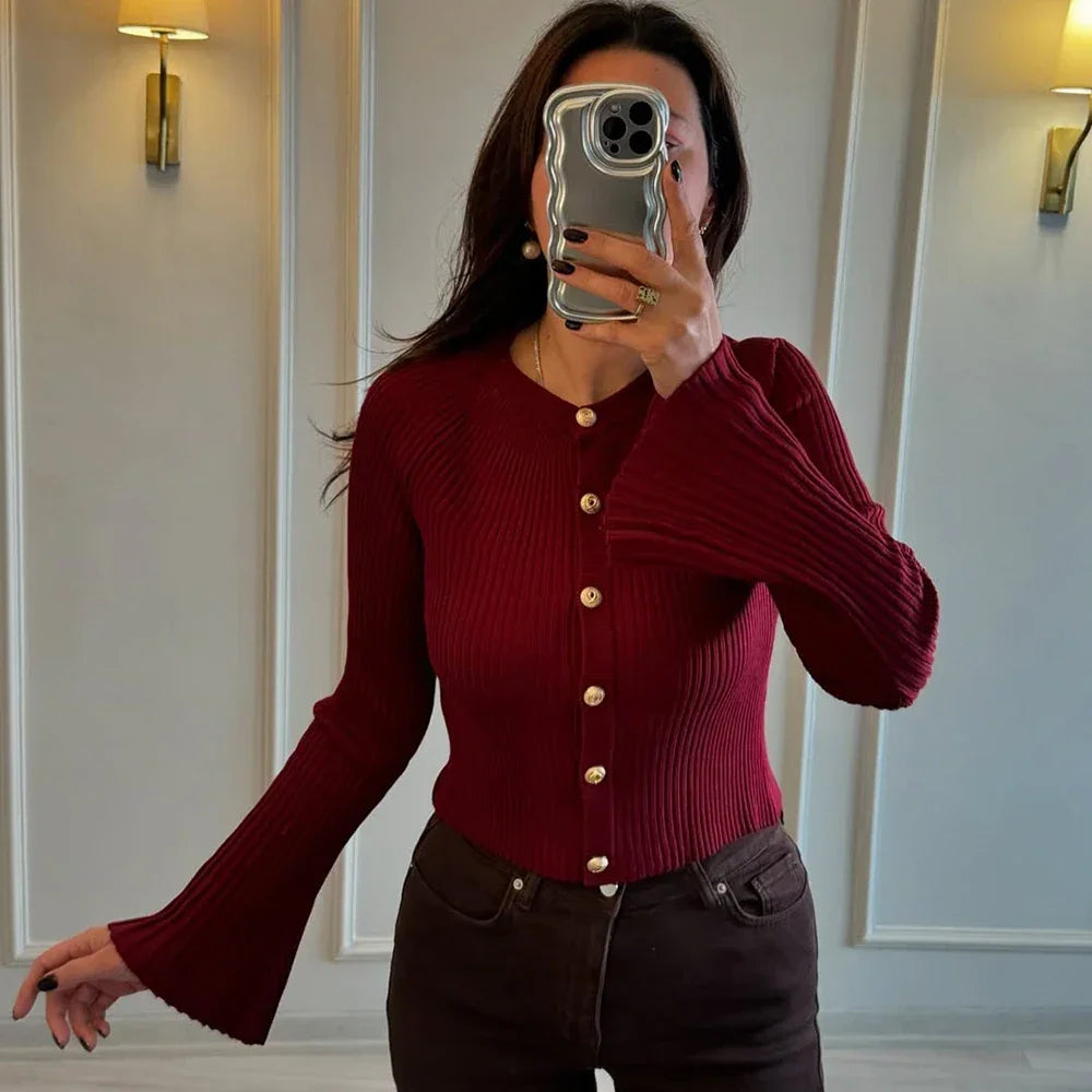 WOLZI Maren Ribbed Knit Cardigan - product image 3