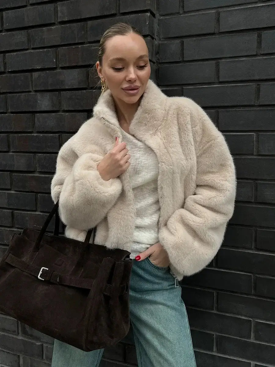 WOLZI Cove Plush Faux Fur Jacket - product image 1