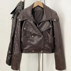 WOLZI Sloane Cropped Faux Leather Jacket - product image 15