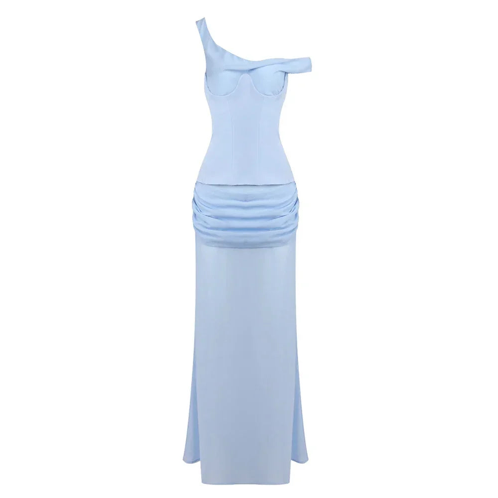 WOLZI Solenne Draped Evening Dress - product image 32