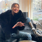 WOLZI Celine Shawl Collar Faux Fur Jacket - product image 7