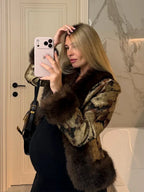 WOLZI Marielle Faux Fur Belted Coat - product image 39