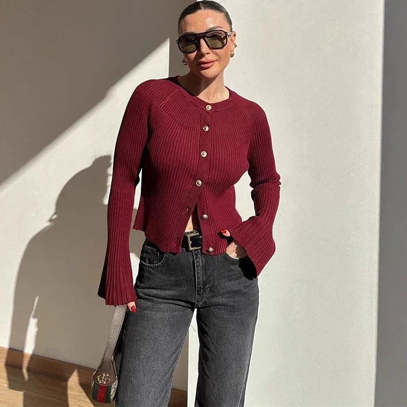 WOLZI Maren Ribbed Knit Cardigan - product image 1