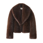 WOLZI Celine Shawl Collar Faux Fur Jacket - product image 15