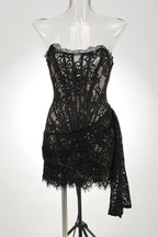 WOLZI Mirelle Lace Corset Mini Dress - product image 11
