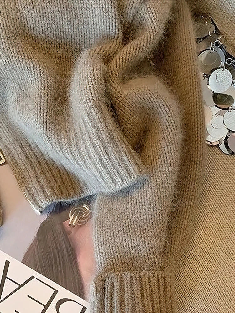 Mila Cropped Zip Cardigan