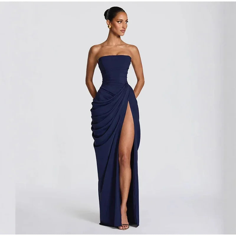 WOLZI Azzura Pleated Split Dress - product image 6