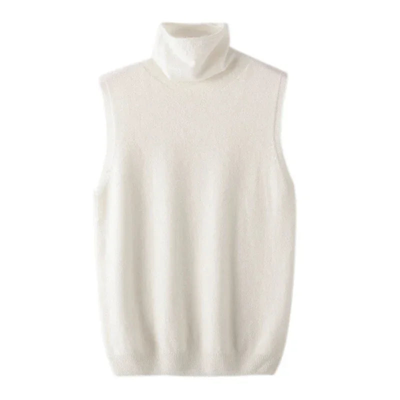 WOLZI Aster Merino Wool Turtleneck Vest - product image 1