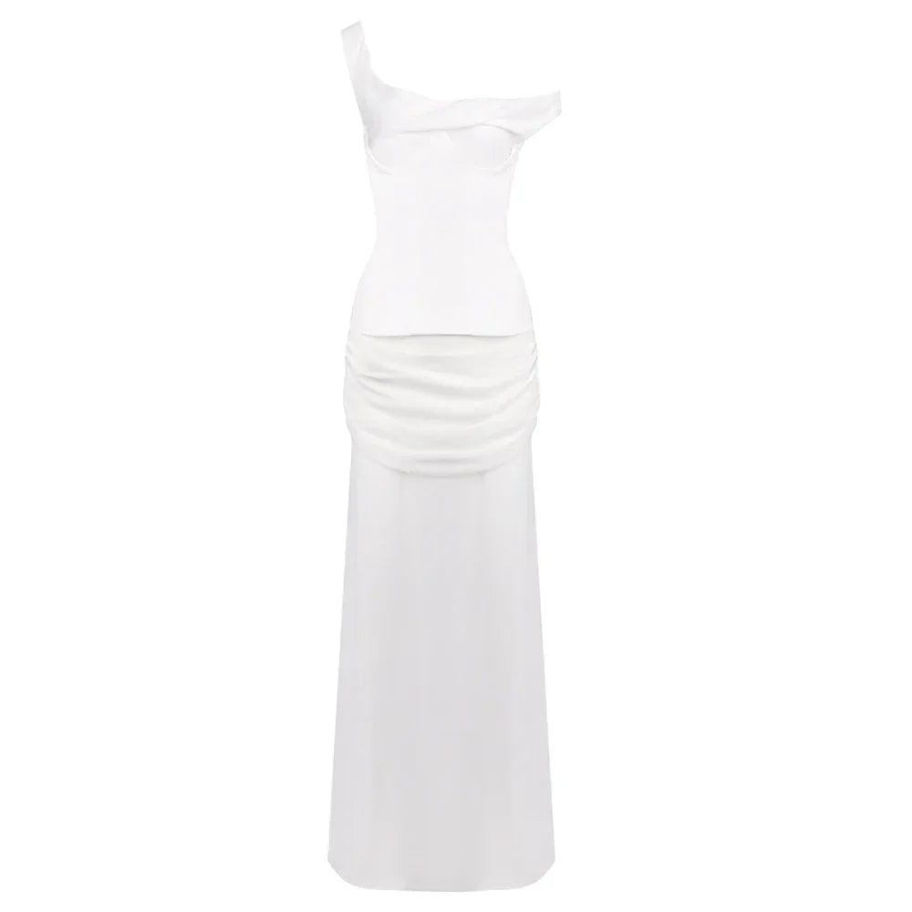 WOLZI Solenne Draped Evening Dress - product image 33