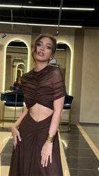 WOLZI Maven Ruched Cutout Dress - product image 2