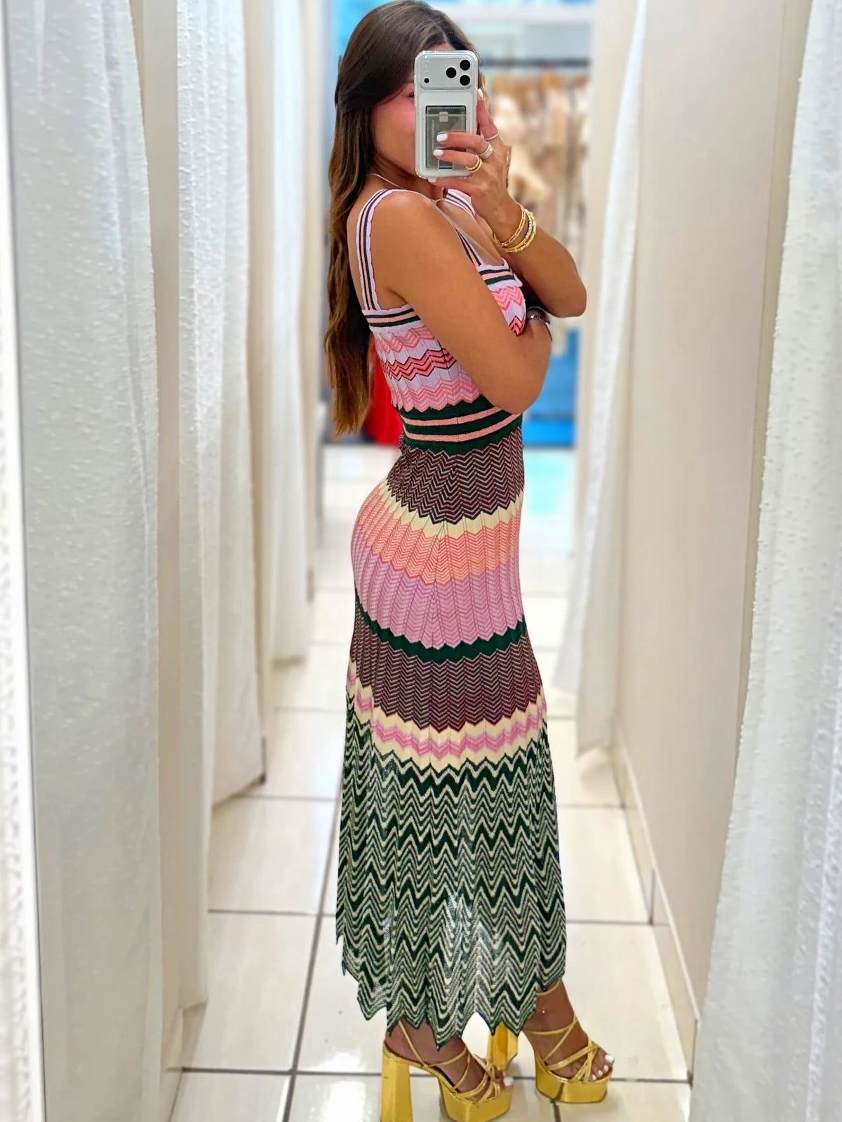 WOLZI Zigelle Geometric Beach Dress - product image 3