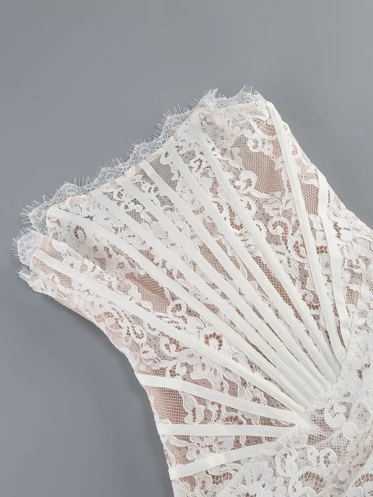 WOLZI Seraphine Sheer Lace Mini Dress - product image 41